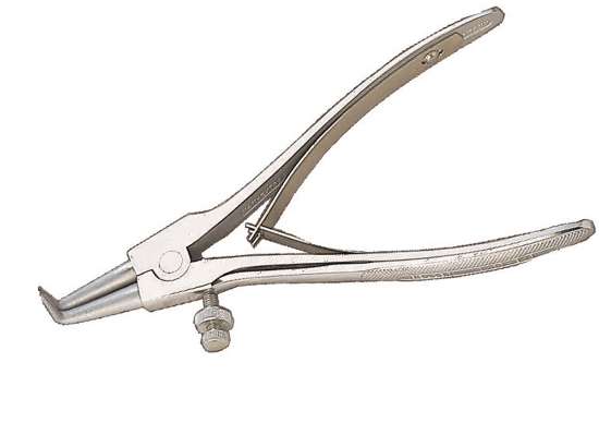 Afbeeldingen van Bahco buitenborgringtang gebogen bek 130mm (2466 B3)