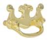 Afbeeldingen van Siro Hangende handgreep metaal - boorafstand 64mm/L 74mm/H 19mm/B 47mm messing glanzend 