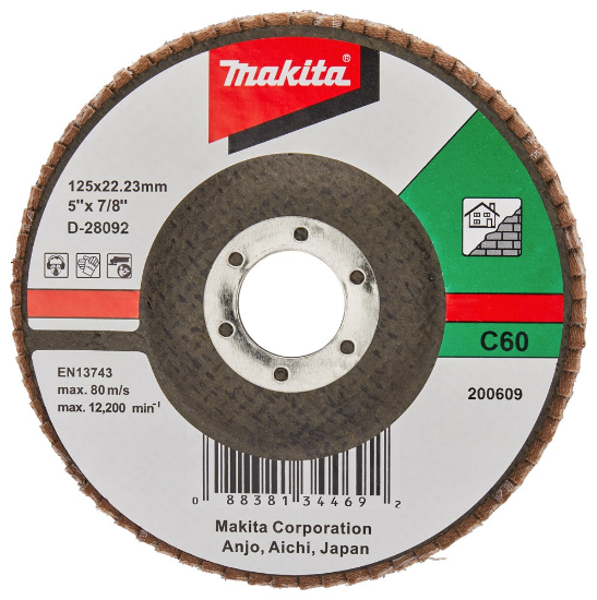 Afbeeldingen van Makita Lamellenschijf D-28092 - Ø125mm - C60 