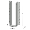 Afbeeldingen van GB raveeldrager I-ligger - 90x360x1,25mm - sendzimir verzinkt