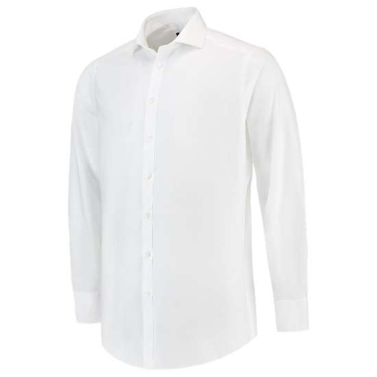Afbeeldingen van Tricorp overhemd stretch slim fit 705008 Wit 42/7