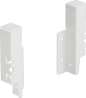 Afbeeldingen van Hettich Set achterwandverbinder ArciTech 126 mm, wit, links en rechts