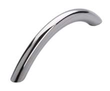 Afbeeldingen van Siro Meubelgreep metaal - boorafstand 96mm/L 108mm/H 27mm/B 9mm chroom glanzend 
