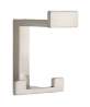 Afbeeldingen van Siro Kapstokhaak metaal - boorafstand 32mm/L 92mm/H 80mm/B 70mm RVS effect 