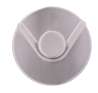 Afbeeldingen van Siro Haak metaal - zelfklevend L 60mm/H 38mm/B 60mm RVS effect 