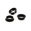 Afbeeldingen van Ami krukringen Nylon - 20-18mm - zwart 