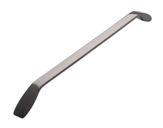 Afbeeldingen van Siro Meubelgreep metaal - boorafstand 320mm/L 337mm/H 30mm/B 15mm zwart chroom glanzend 