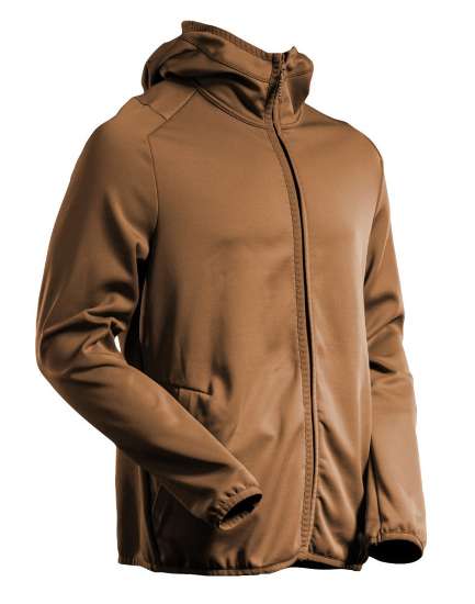Afbeeldingen van Mascot fleecetrui met capuchon - maat 4XL - notenbruin
