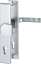 Afbeeldingen van Hoppe Inbraakwerend-wisselgarnituur aluminium London 61G/2235/2214/113 Deurdikte 56mm - PC92 - F1