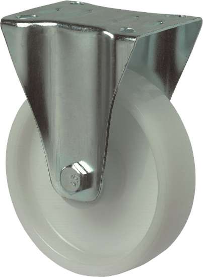 Afbeeldingen van Kelfort bokwiel wit polyamide