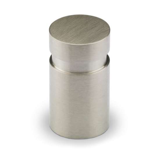 Afbeeldingen van Hettich Knop Monacum, H 25 mm, ø 10 mm, roestvrij staal geborsteld