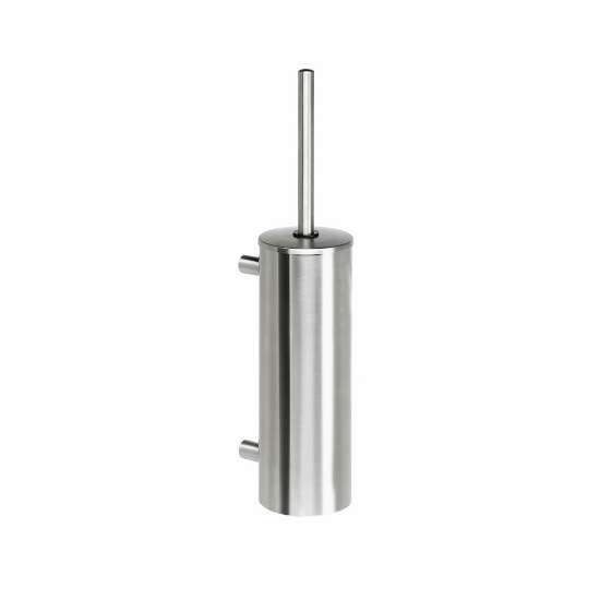 Afbeeldingen van INTERSTEEL WC-borstelset kokermodel wandmontage rvs geborsteld 7626