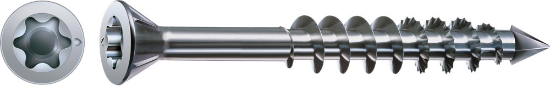 Afbeeldingen van Spax-M spaanplaatschroef - Ø3.5x45mm T15mm - platkop elektrolytisch verzinkt