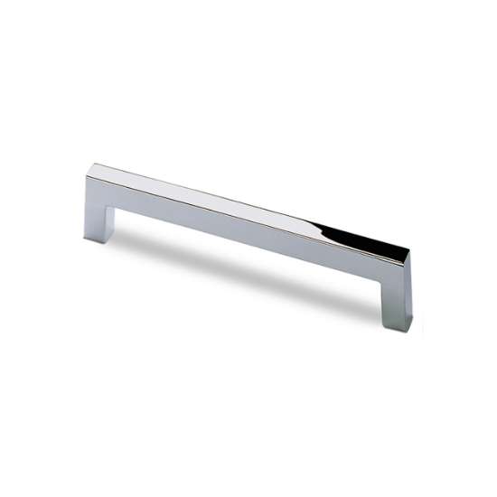 Afbeeldingen van Hettich Greep Tornea, boorafstand 128, L 138 mm, B 10 mm, H 32 mm, glans verchroomd