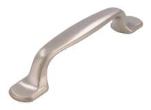 Afbeeldingen van Siro Meubelgreep metaal - boorafstand 96mm/L 133mm/H 24mm/B 20mm - nikkel mat 