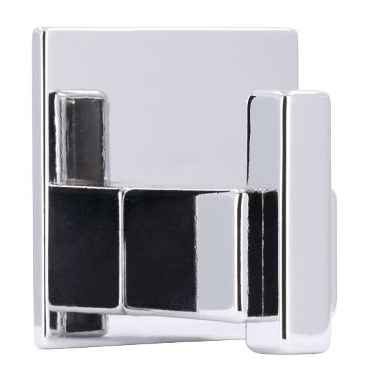 Afbeeldingen van Siro Haak metaal - zelfklevend L 50mm/H 38mm/B 50mm chroom glanzend 