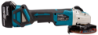 Afbeeldingen van Makita 18 V Haakse slijper 125 mm X-LOCK DGA519RTJ