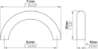Afbeeldingen van Siro Meubelgreep metaal - boorafstand 64mm/L 74mm/H 35mm/B 10mm RVS 