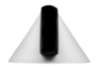 Afbeeldingen van Siro Deurstop metaal - L 39mm/H 25mm/B 43mm - chroom mat/zwart 