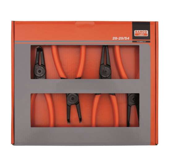 Afbeeldingen van Bahco borgringtangenset 19-60mm (28-29/S4)
