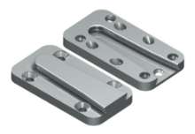 Afbeeldingen van GB blinde houtverbinding - 170x60x20mm 80x200mm - aluminium
