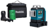 Afbeeldingen van Makita Zelfnivellerende kruislijnlaser SK700GD - groene laser 12V-Max - Zonder accu's en oplader in doos