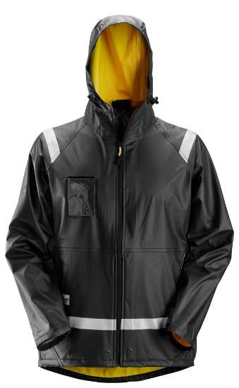 Afbeeldingen van Snickers regenjas 8200-0400 maat XL zwart