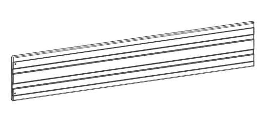 Afbeeldingen van Altrex kantplank - lengte 3.00m - aluminium 