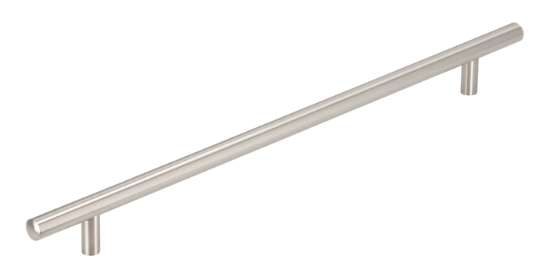 Afbeeldingen van Siro Meubelgreep metaal - boorafstand 288mm/L 368mm/H 32mm/B 12mm RVS effect 