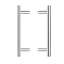 Afbeeldingen van INTERSTEEL Deurgrepen per paar T-schuin 600x90x30 HoH 400 rvs 4329