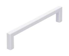 Afbeeldingen van Siro Meubelgreep metaal - boorafstand 128mm/L 136mm/H 28mm/B 8mm wit 