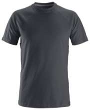 Afbeeldingen van Snickers T-shirt met zak 2504-5800 maat XS staal grijs