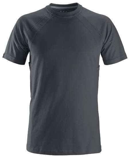 Afbeeldingen van Snickers T-shirt met zak 2504-5800 maat XL staal grijs