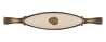 Afbeeldingen van Siro Meubelgreep metaal - boorafstand 96mm/L 106mm/H 26mm/B 20mm antiek messing/ beige 
