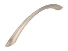 Afbeeldingen van Siro Meubelgreep metaal - boorafstand 160mm/L 197mm/H 32mm/B 12mm - RVS effect 
