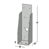 Afbeeldingen van GB Balkdrager GBS-ZL 50x175 1,5 Sendzimir Verzinkt