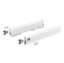 Afbeeldingen van Hettich ArciTech Schuif- / frontlade, setverpakking, ladezijwand hoogte 94 x NL 270 mm, wit, links en rechts