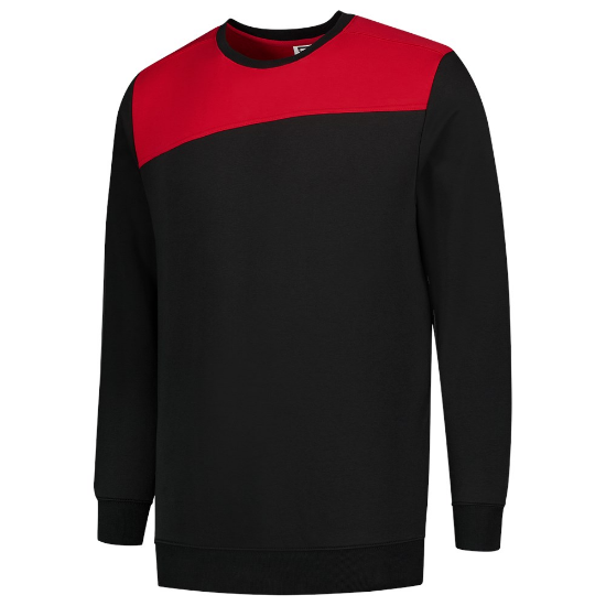 Afbeeldingen van Tricorp sweater 302013 - maat 7XL - zwart/rood 