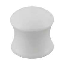 Afbeeldingen van Siro Meubelknop kunststof - L 22mm/H 22mm/B 22mm - wit 