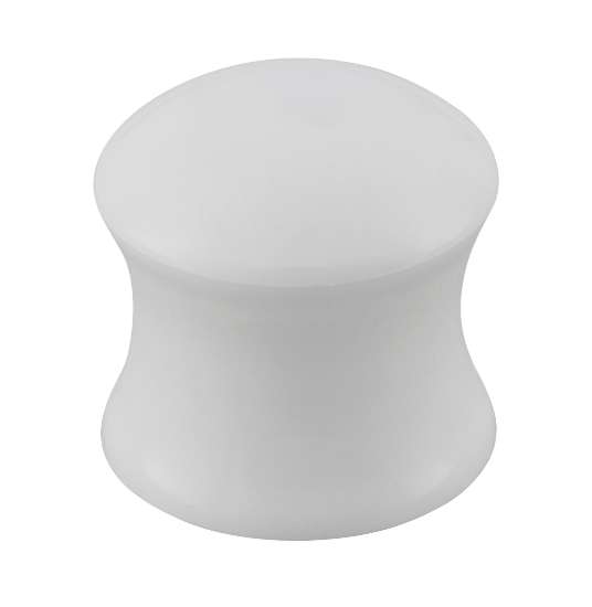 Afbeeldingen van Siro Meubelknop kunststof - L 22mm/H 22mm/B 22mm - wit 