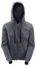 Afbeeldingen van Snickers zip hoodie 2806-5800 maat XS staal grijs