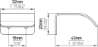 Afbeeldingen van Siro Handgreep metaal - boorafstand 16mm/L 32mm/H 20mm/B 40mm RVS 