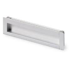 Afbeeldingen van Hettich greep om in te laten Nidum, boorafstand 160, L 175 mm, B 35 mm, Aluminiumkleurig