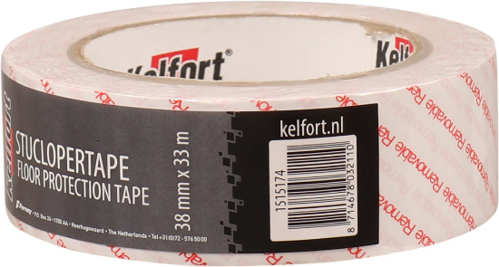 Afbeeldingen van Kelfort stucloper - 38mm 33 meter per rol - tape 