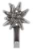 Afbeeldingen van Siro Kapstokhaak metaal - boorafstand 16mm/L 56mm/H 27mm/B 34mm - antiek zilver 