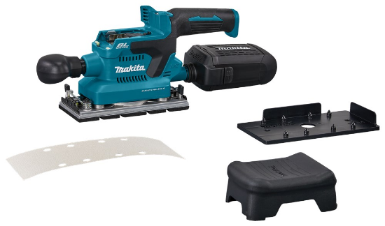 Afbeeldingen van Makita vlakschuurmachine DBO381ZU - 18V - zonder accu's en lader met AWS zender in doos