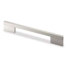 Afbeeldingen van Hettich Greep Imperia, boorafstand 192, L 220 mm, B 9 mm, H 35 mm, roestvrij staal finish geborsteld