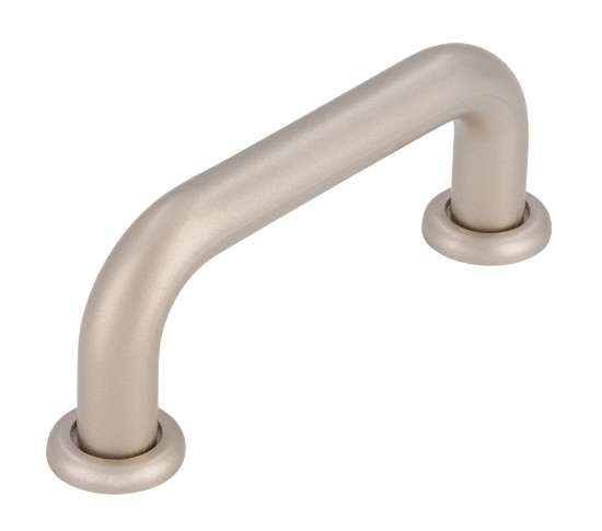 Afbeeldingen van Siro Meubelgreep kunststof - boorafstand 64mm/L 80mm/H 30mm/B 16mm - nikkel mat 