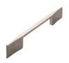 Afbeeldingen van Siro Meubelgreep metaal - boorafstand 128mm/L 214mm/H 30mm/B 10mm RVS effect 