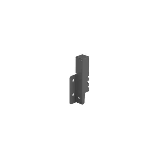 Afbeeldingen van Hettich Achterwandverbinder ArciTech 126 mm, antraciet, rechts